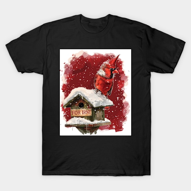 Cardinal Bird Apparel Paradise T-Shirt by Camping Addict